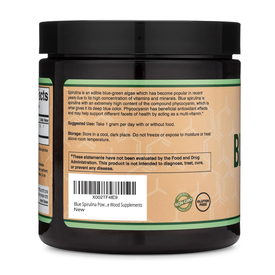 Double Wood Blue Spirulina Powder 30g