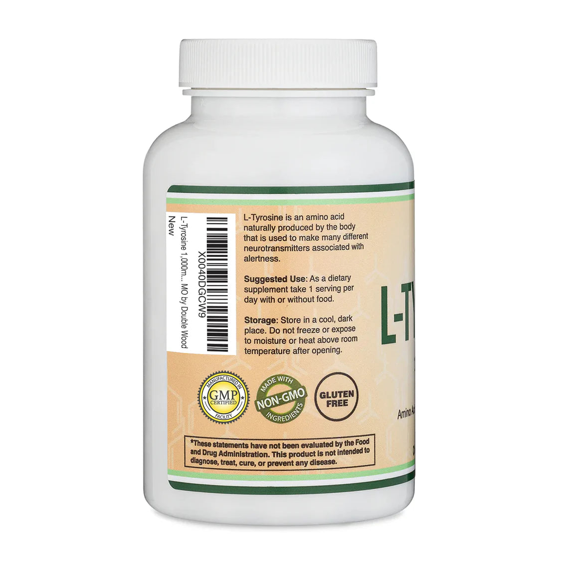 Double Wood L-Tyrosine Supplement 120caps