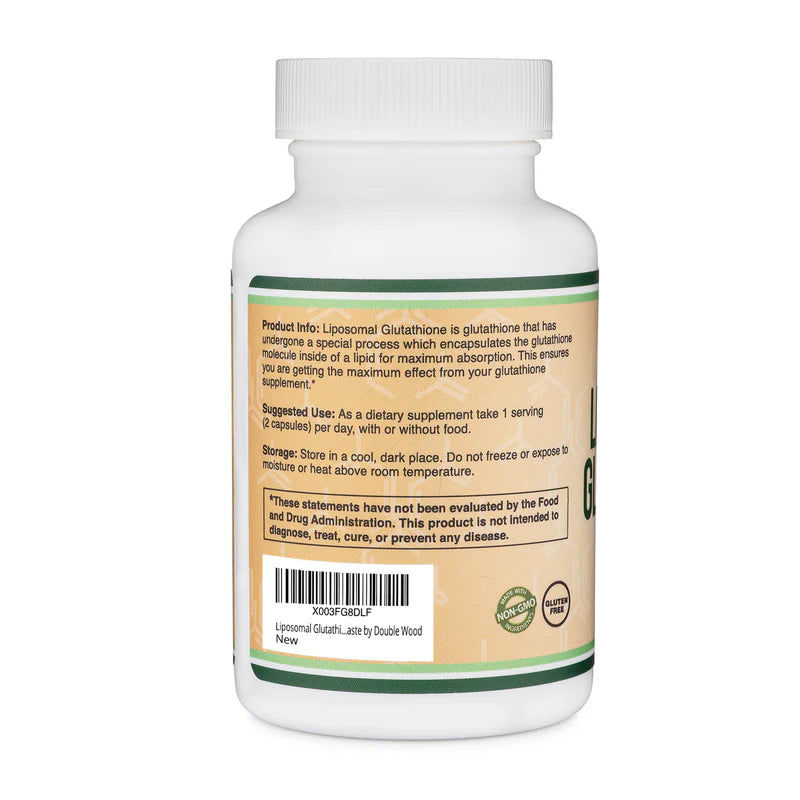 Double Wood Liposomal Glutathione Supplement 60caps