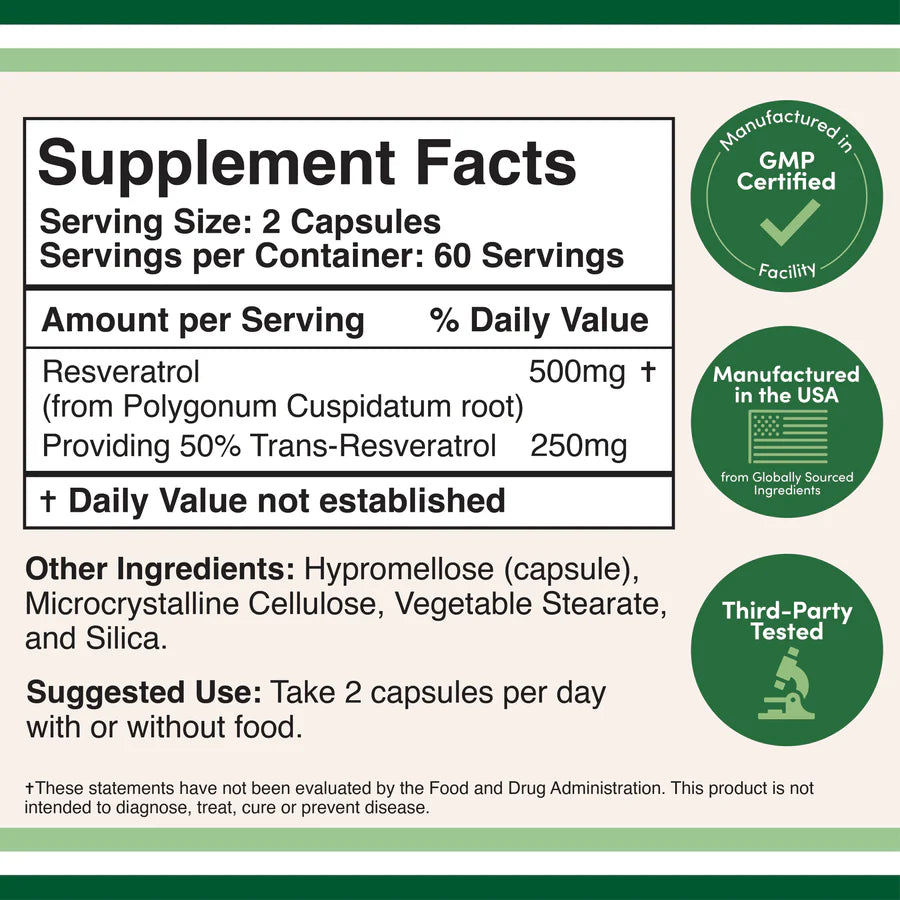 Double Wood Resveratrol 120caps