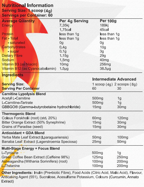 Red Dragon Fireball Thermogenic