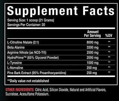 Merica Labz F'N Pump'D 20serves