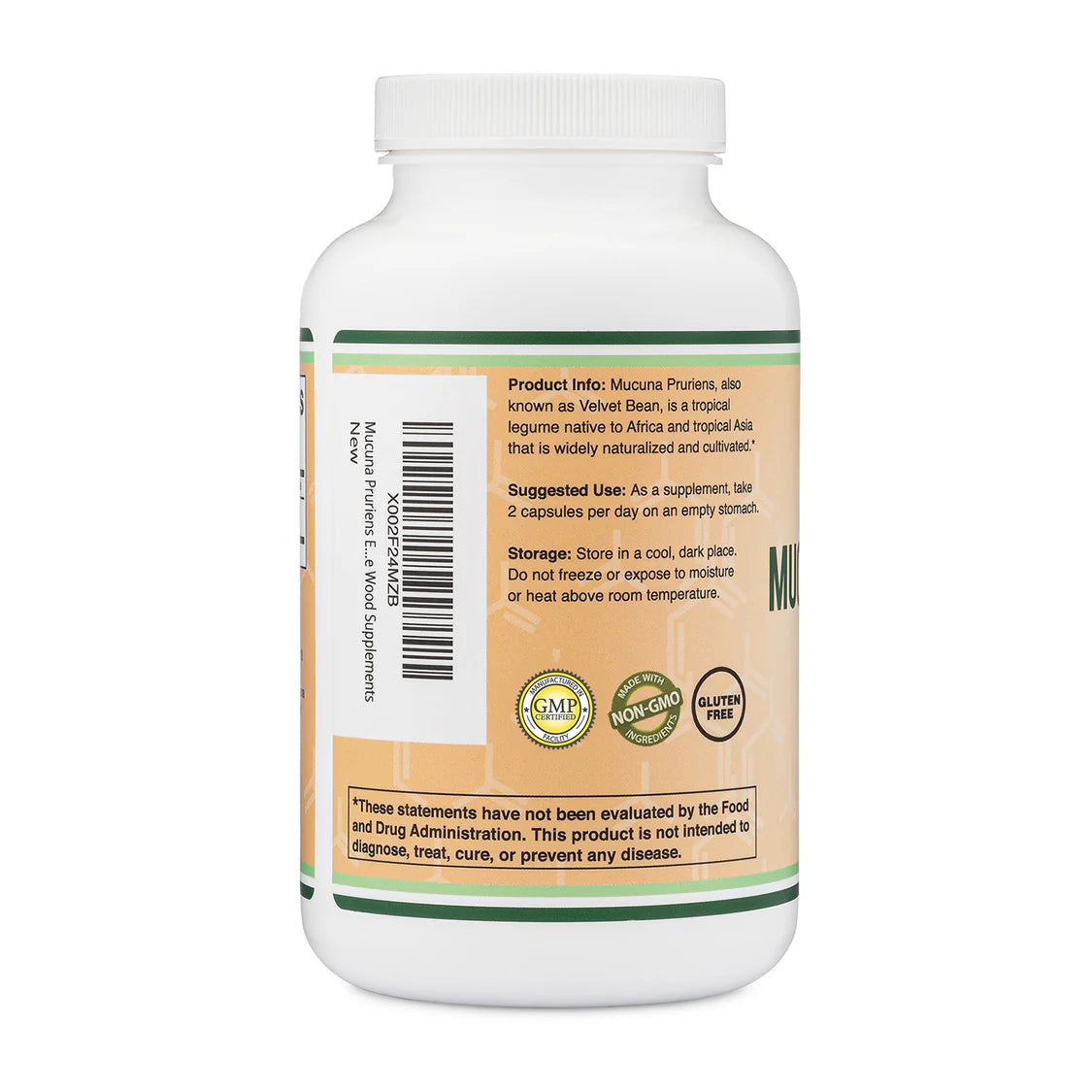 Double Wood Mucuna Pruriens Supplement 210caps