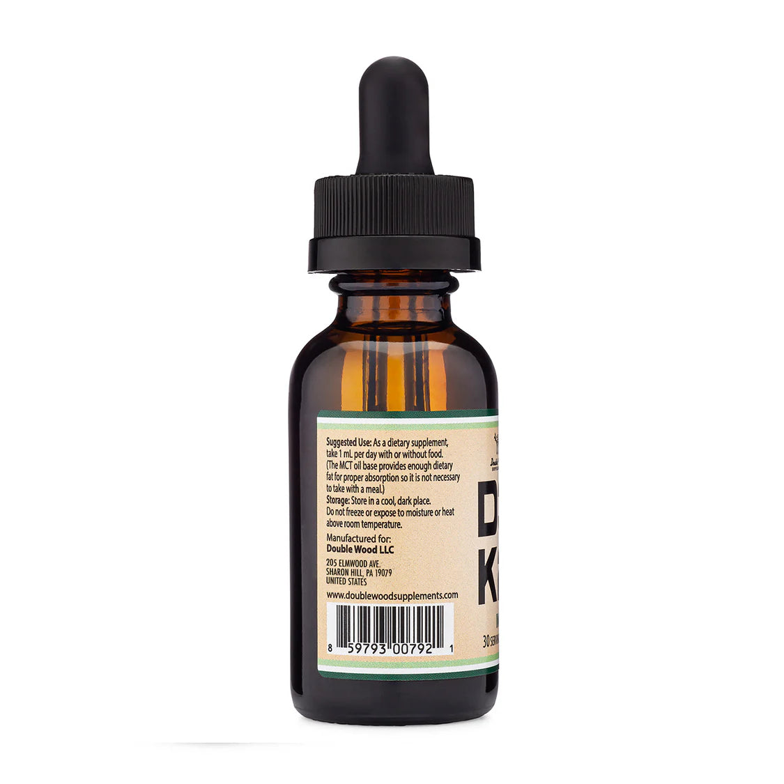 Double Wood Vitamin D3 + K2 Liquid Drops