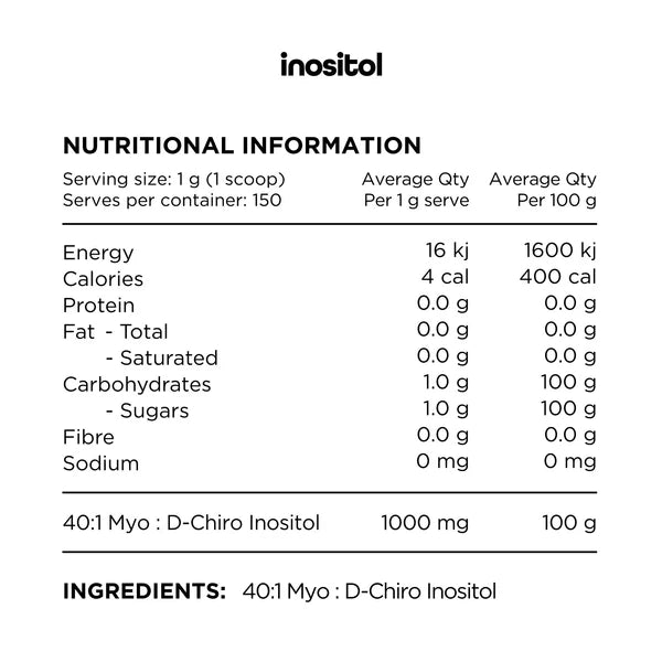 Switch Nutrition Inositol 150g