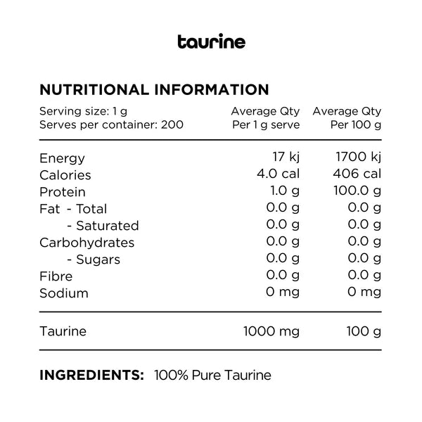 Switch Nutrition Taurine 200g