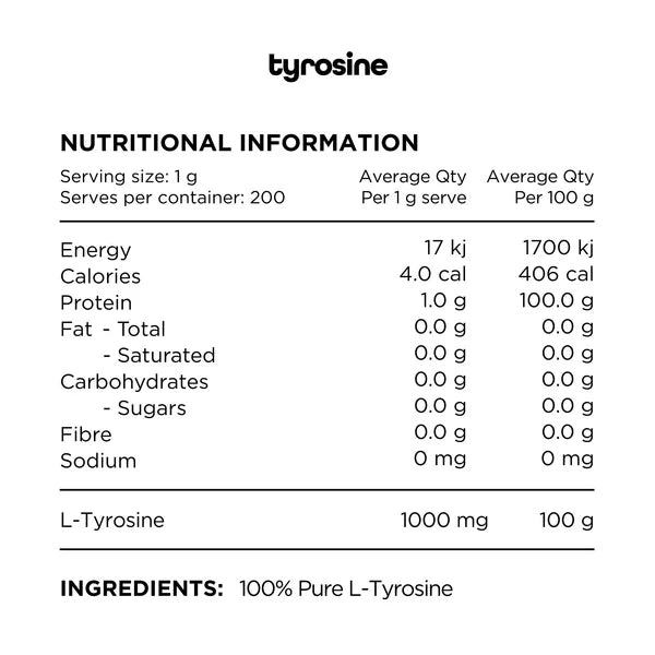 Switch Nutrition Tyrosine 200g